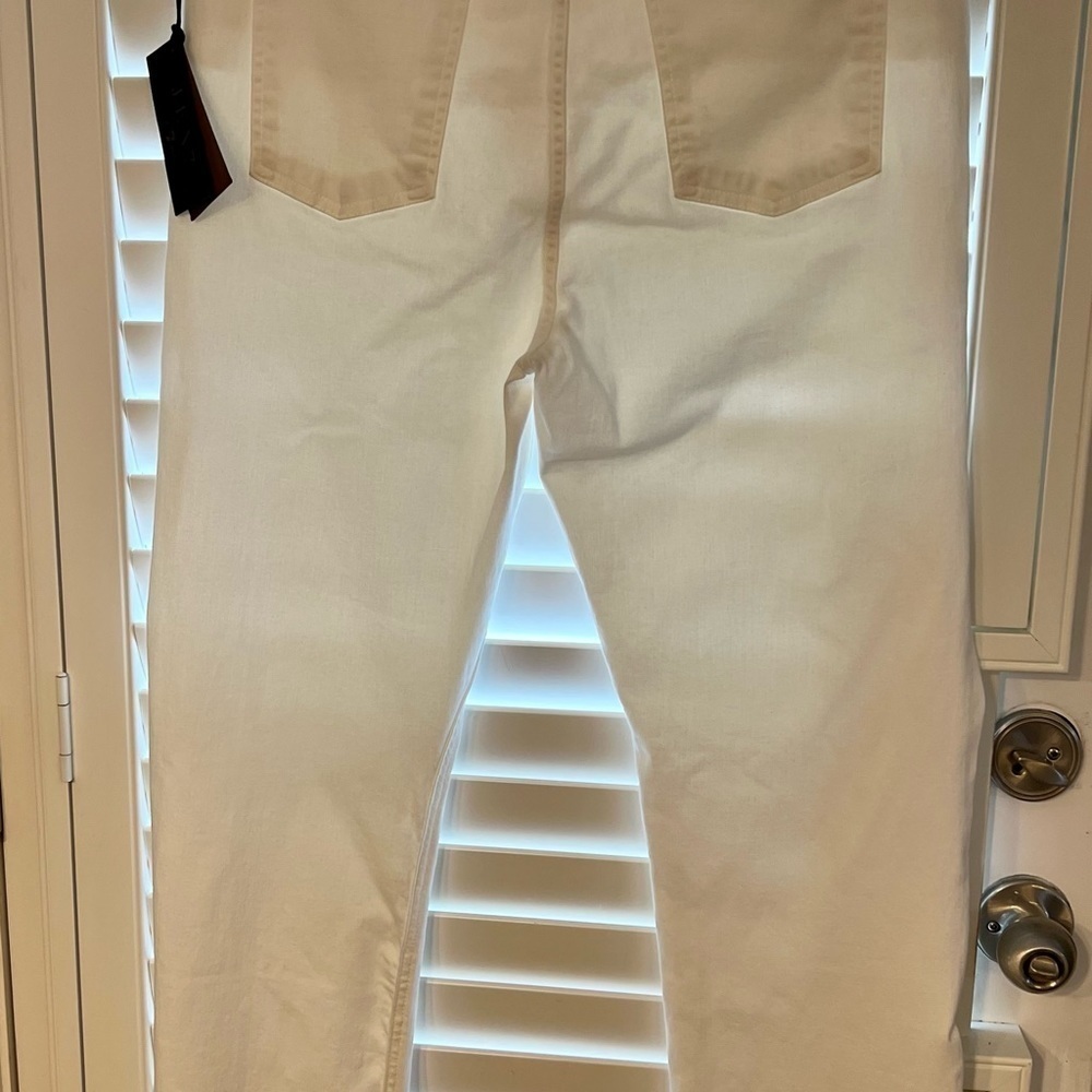JEN7 by 7 for All Mankind White Denim Jeans - Picture 2 of 6